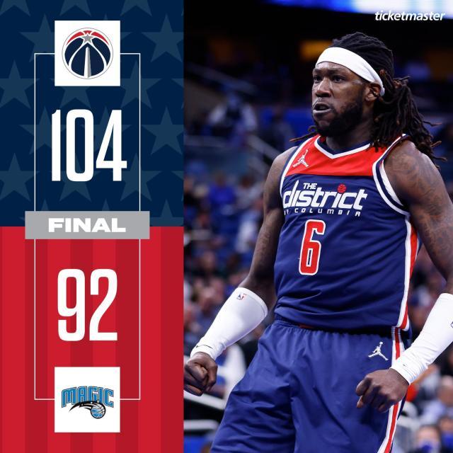 多点开花轻取魔术！奇才豪取四连胜坐稳东部第一